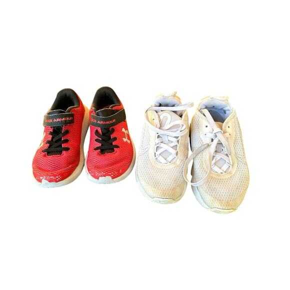 Nike Other - Nike Kids Air Max 2090 Shoes Under Armour Pursuit Boys Athletic Shoes Size 11